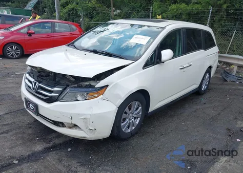 2016 Honda Odyssey Ex-L from USA, damaged, VIN 5FNRL5H69GB035331